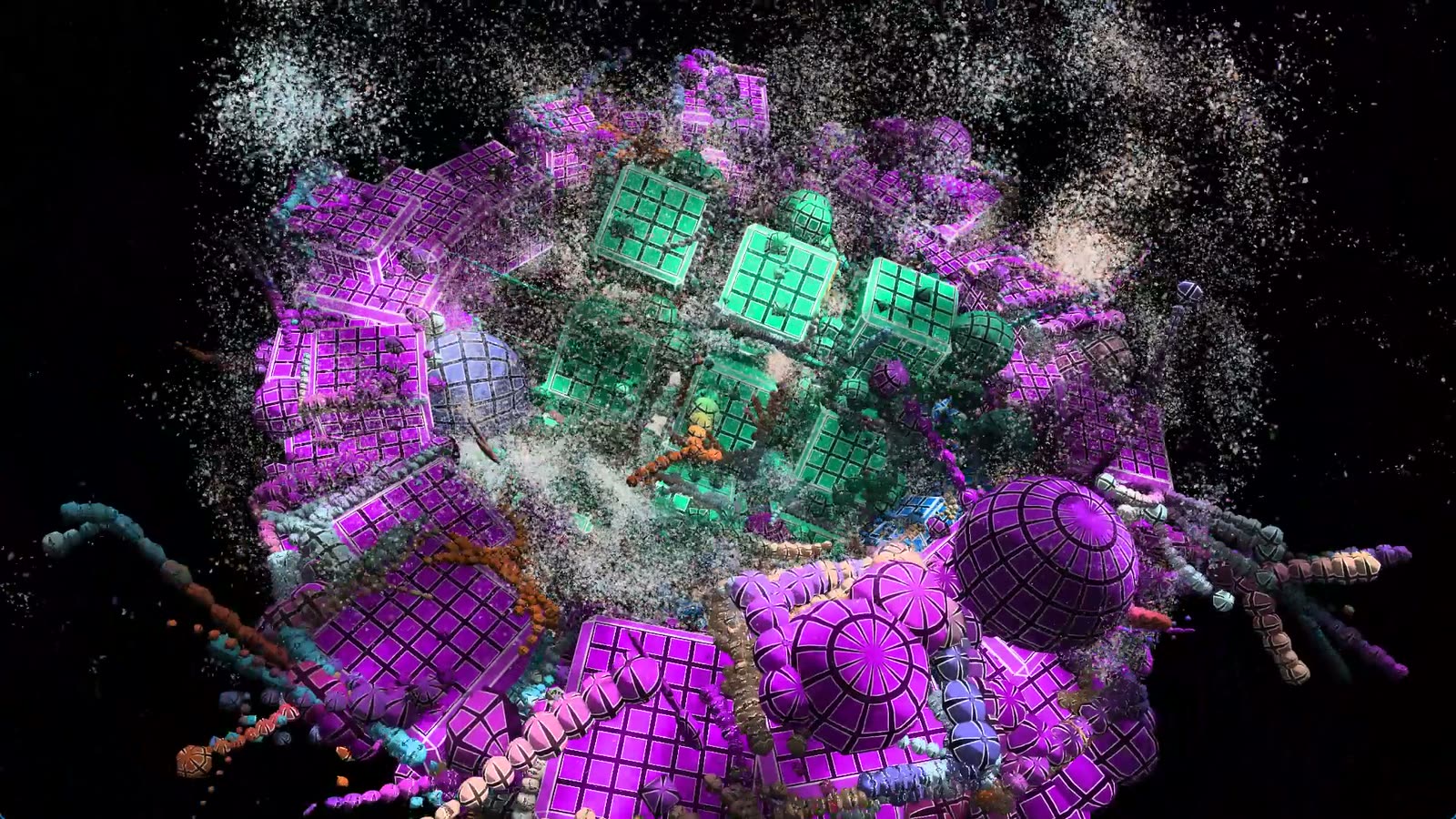 Sculpt Grow – Ringkern by Tobias Post – A garden grows on the building blocks – in your hand too