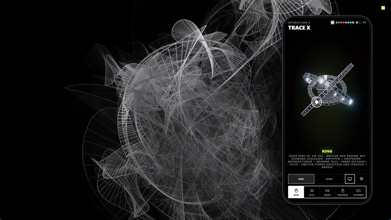 Sculpt Trace – Ringkern by Tobias Post – Lines, skins and shadows – in your hand too