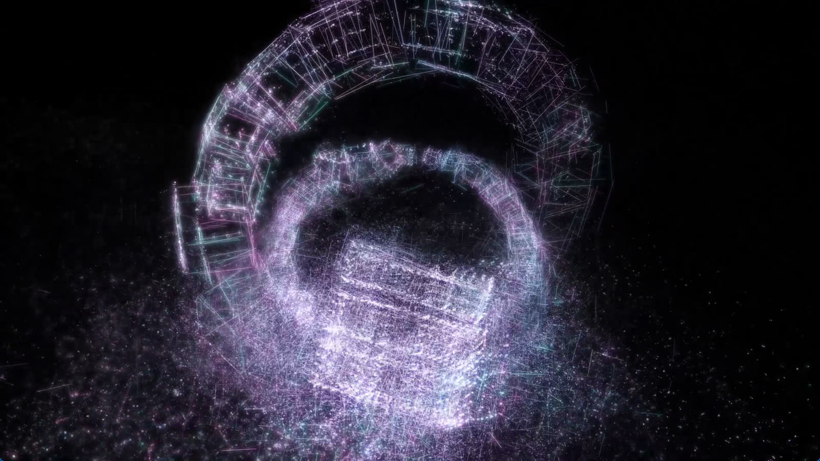 Sculpt Void Color – Würfelringe by Tobias Post – Light in space