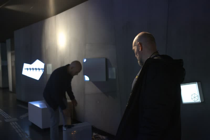 Setting up Farbexplosion at the Westfälische Salzwelten, 17 October 2026