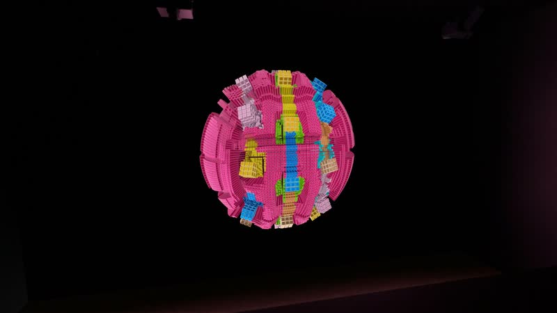 Minimal Sphere – Raster – Visualisierung, Ansicht 6