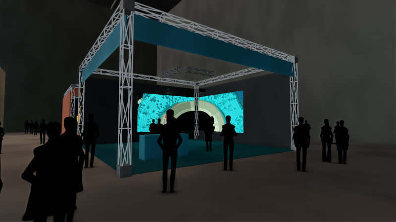 Werkschau – Messehalle – Visualisierung, Ansicht 7