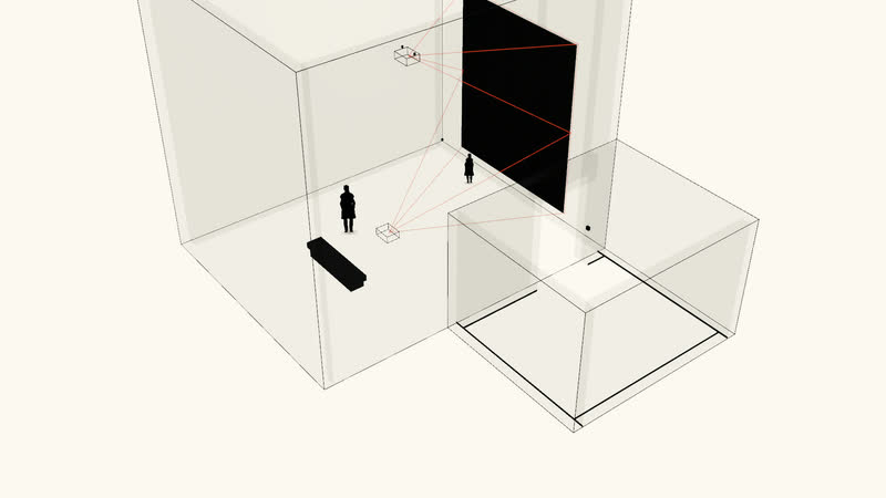 Raw Cube – Portrait Format — Axonometric view