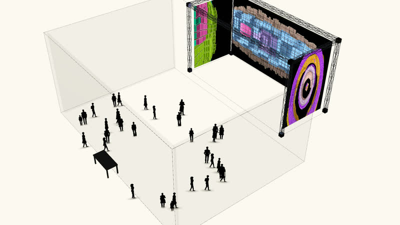 Ring Quader – Stage — Axonometric view