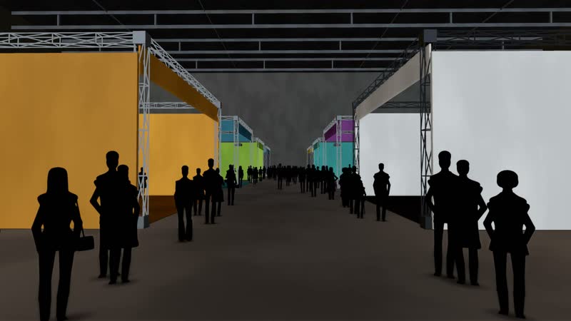 Werkschau – Messehalle – Visualisierung, Ansicht 9