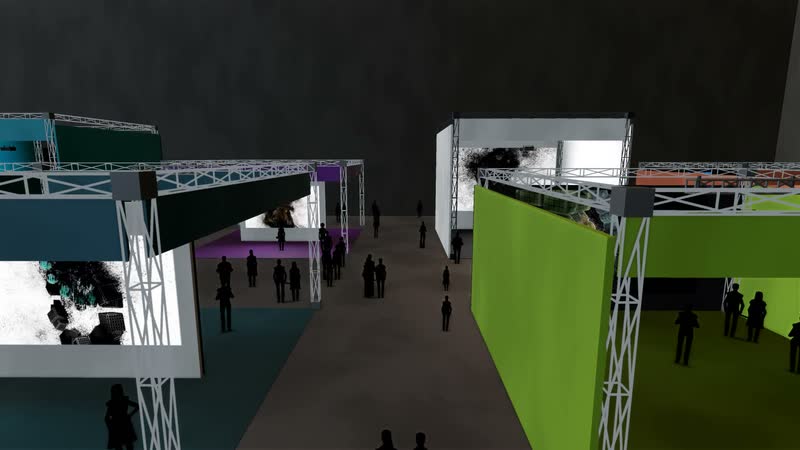 Werkschau – Messehalle – Visualisierung, Ansicht 17