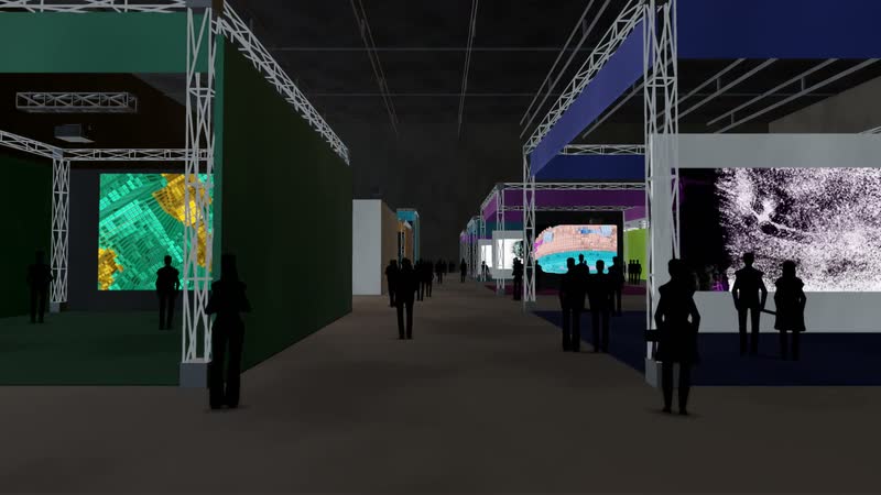 Werkschau – Messehalle – Visualisierung, Ansicht 12