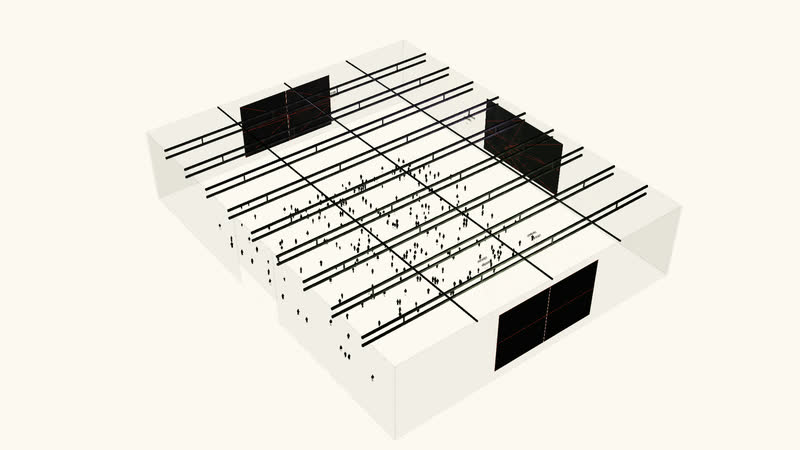 Minimal – Trade Fair Hall — Axonometric view