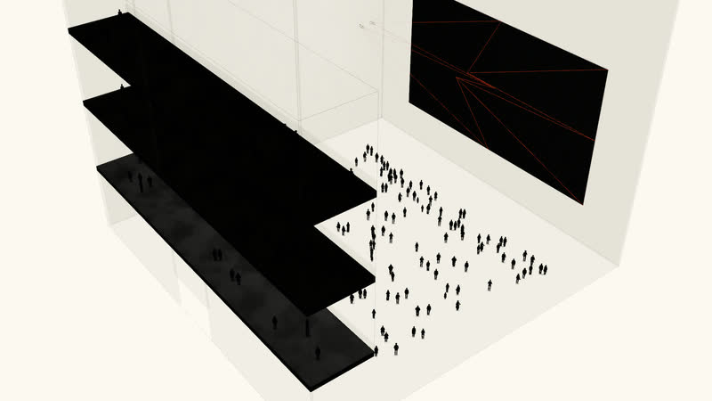 Sculpt Dark – Atrium — Axonometric view