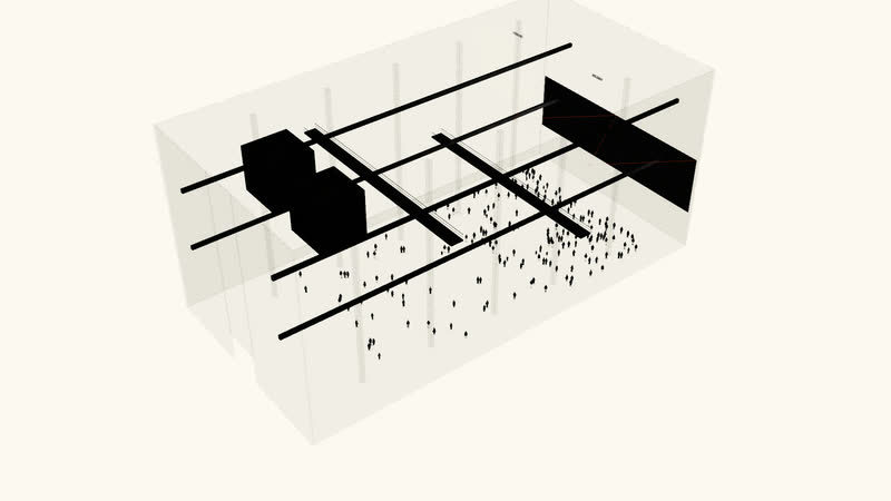 Raw Cube – Coal Washery — Axonometric view