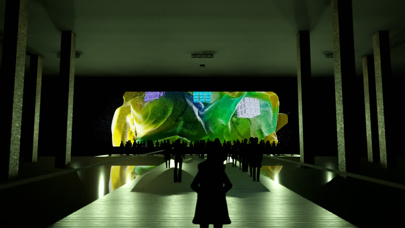 Fluid – Zisterne – Visualisierung, Ansicht 2