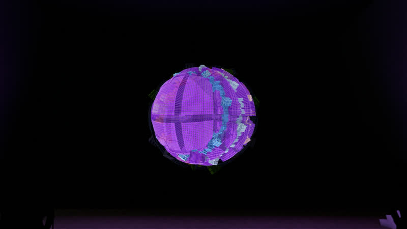 Minimal Sphere – Raster – Visualisierung, Ansicht 3