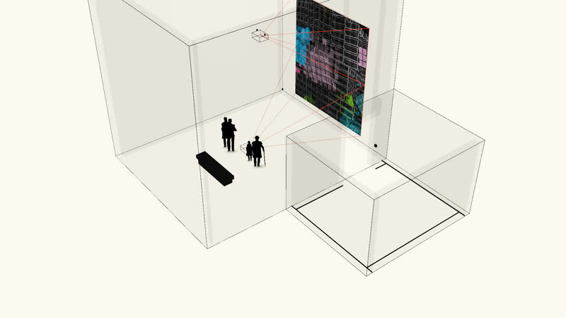 Raw Cube – Portrait Format — Axonometric view